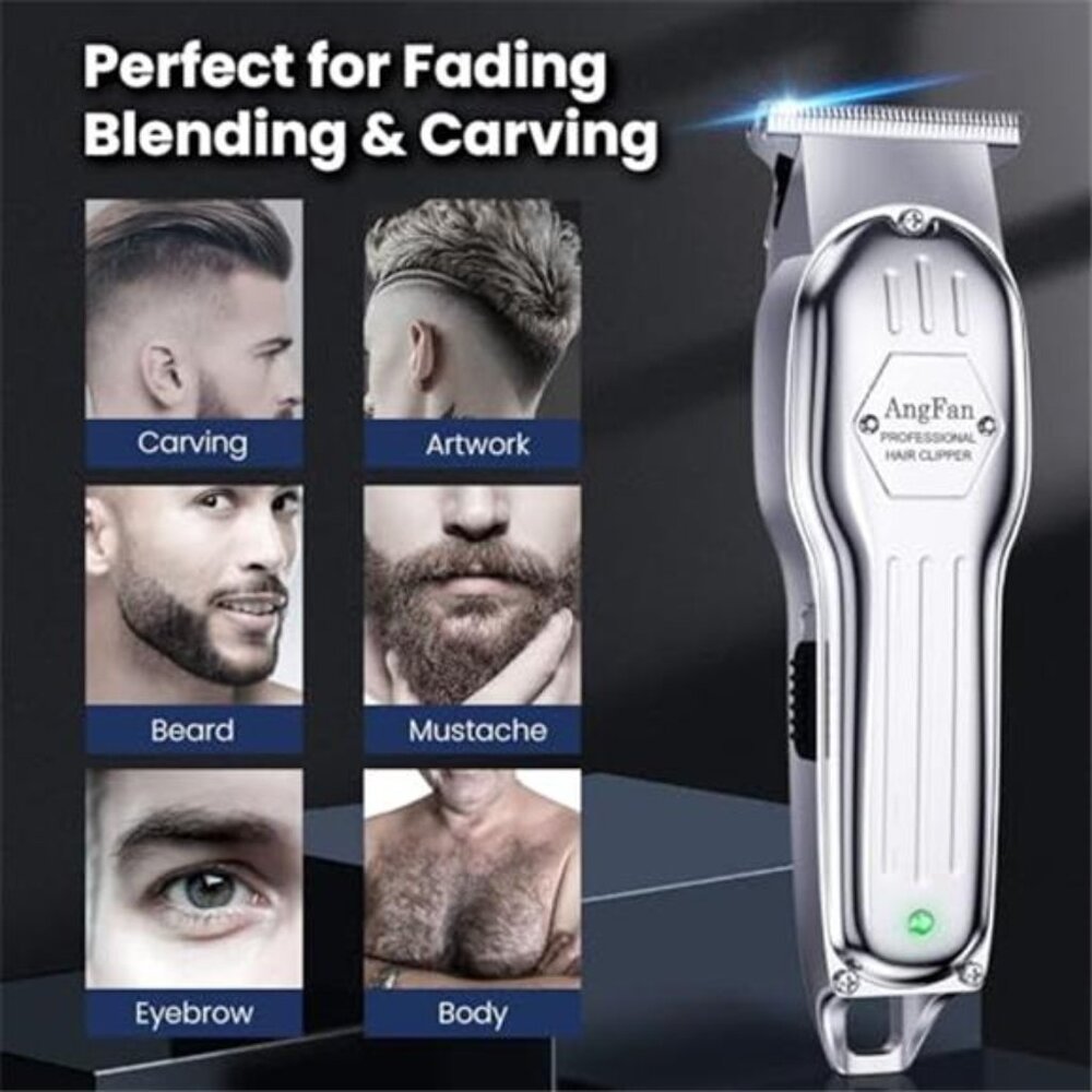 Men's Professional Hair Clipper Cordless Trimmers Set with LCD Display - Picture 5 of 6